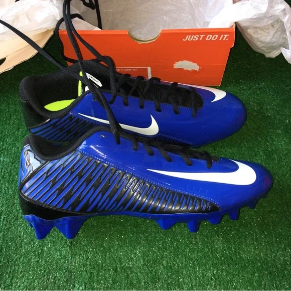 NEW NIKE VAPOR STRIKE 4 LOW TD Nike Vapor Strike 4 Low TD Football Cleats Size 16 Black  main image 3